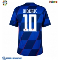 Fotballdrakt Herre Kroatia Luka Modric #10 Bortedrakt EM 2024 Kortermet